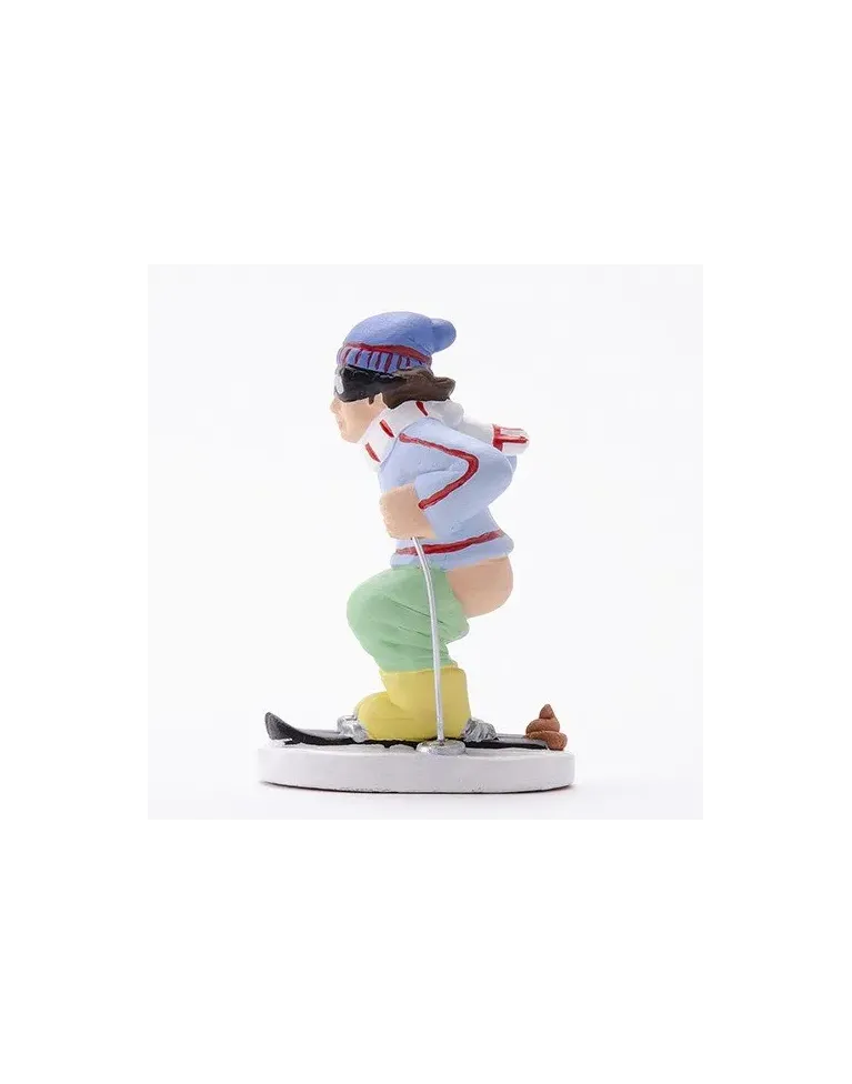 High-Quality Skier Caganer Figure - Buy Now