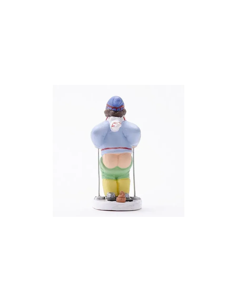 High-Quality Skier Caganer Figure - Buy Now