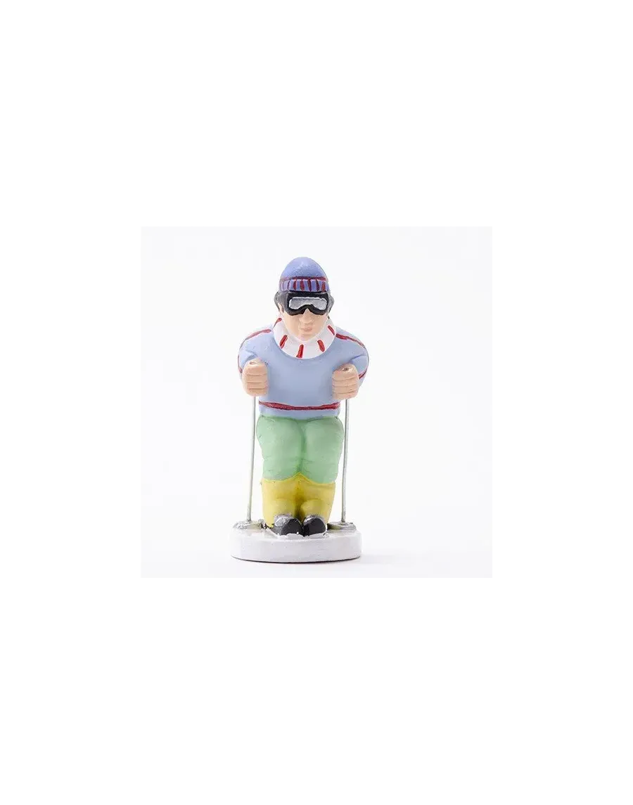 High-Quality Skier Caganer Figure - Buy Now