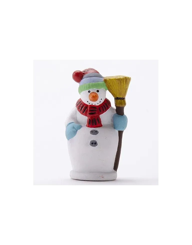 High-Quality Snowman Caganer Figure - Buy Now