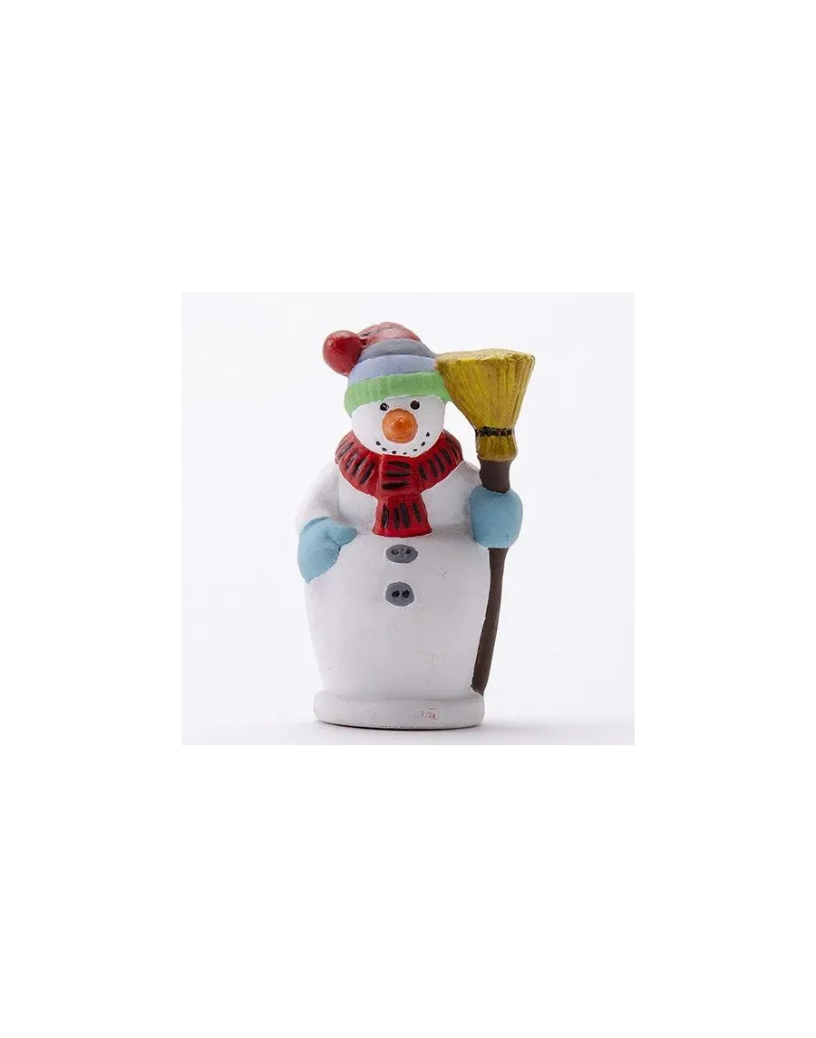 Figurine de Caganer Bonhomme de Neige - Haute Qualité - Achetez Maintenant