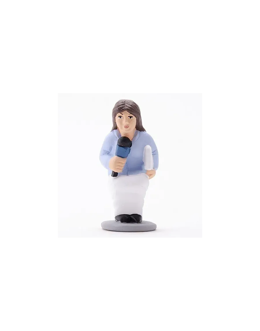 Figurine de Caganer Journaliste de Haute Qualité - Achetez Maintenant