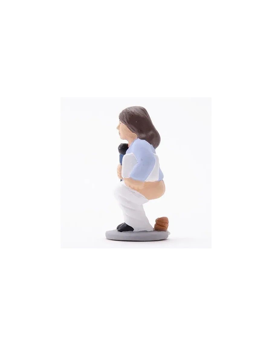 Figurine de Caganer Journaliste de Haute Qualité - Achetez Maintenant