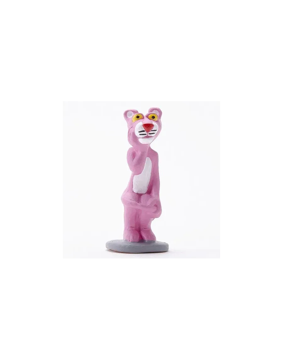 High-Quality Pink Panther Caganer Figure - Buy Now