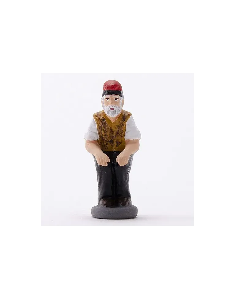 Figura Caganer Abuelo Campesino Catalán de Alta Calidad - Compra Ahora