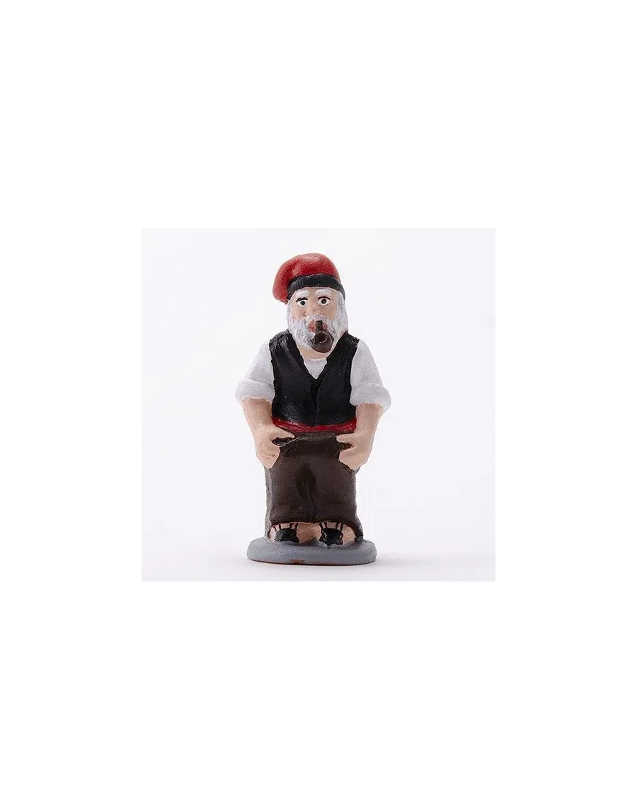 High-Quality Catalan Farmer Grandfather with Pipe Caganer Figure - Buy