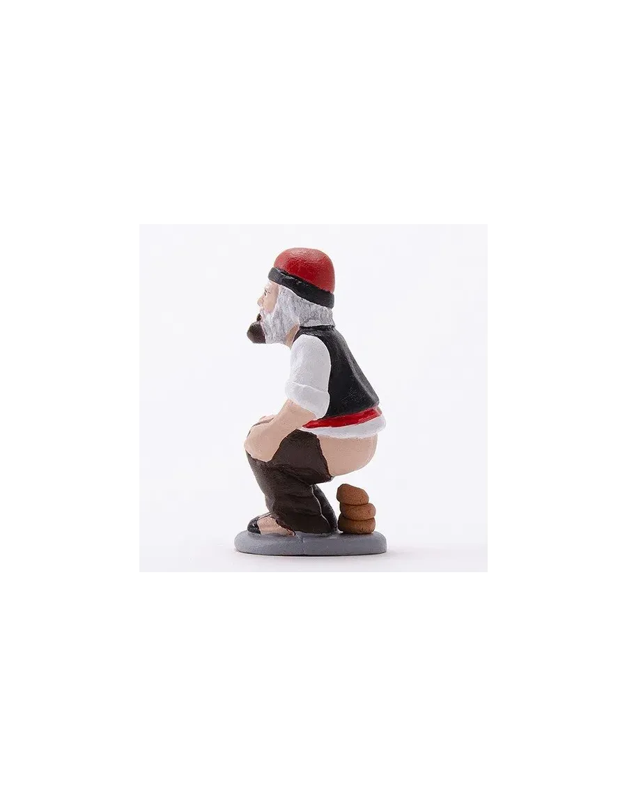 High-Quality Catalan Farmer Grandfather with Pipe Caganer Figure - Buy