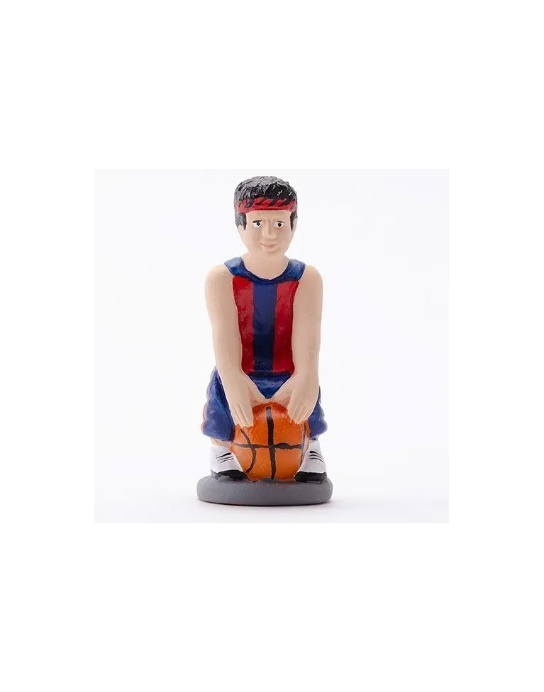 Figurine de Caganer Basquet FCB de Haute Qualité - Achetez Maintenant