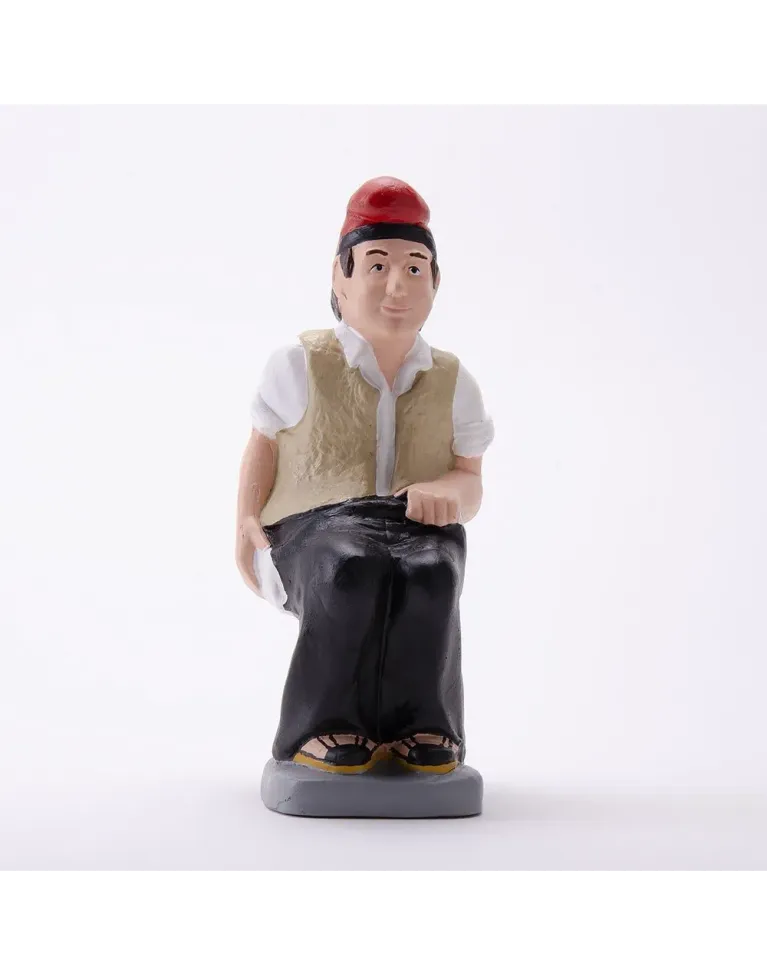 Figura de Caganer Campesino Catalán 25cm de Alta Calidad - Compra Ahora