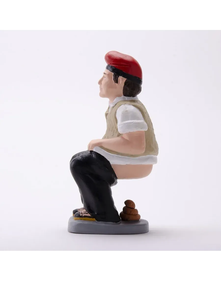 Figura de Caganer Campesino Catalán 25cm de Alta Calidad - Compra Ahora