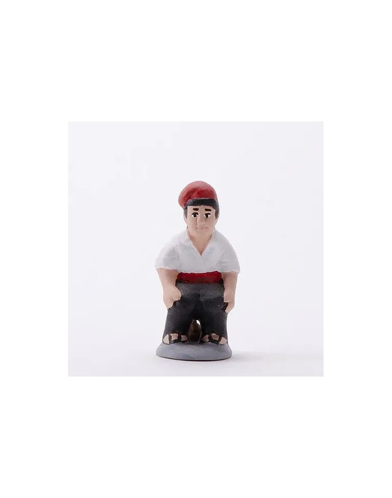 High-Quality 10cm Catalan Farmer Caganer Figure - Buy Now