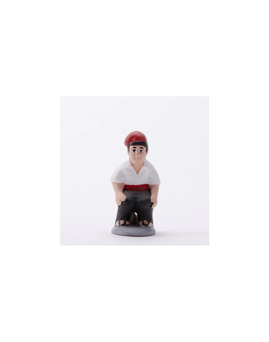 High-Quality 10cm Catalan Farmer Caganer Figure - Buy Now