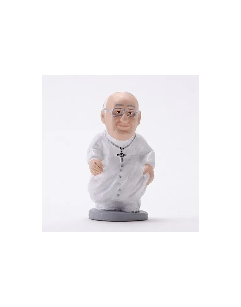 High-Quality Papa Francisco Caganer Figure - Buy Now