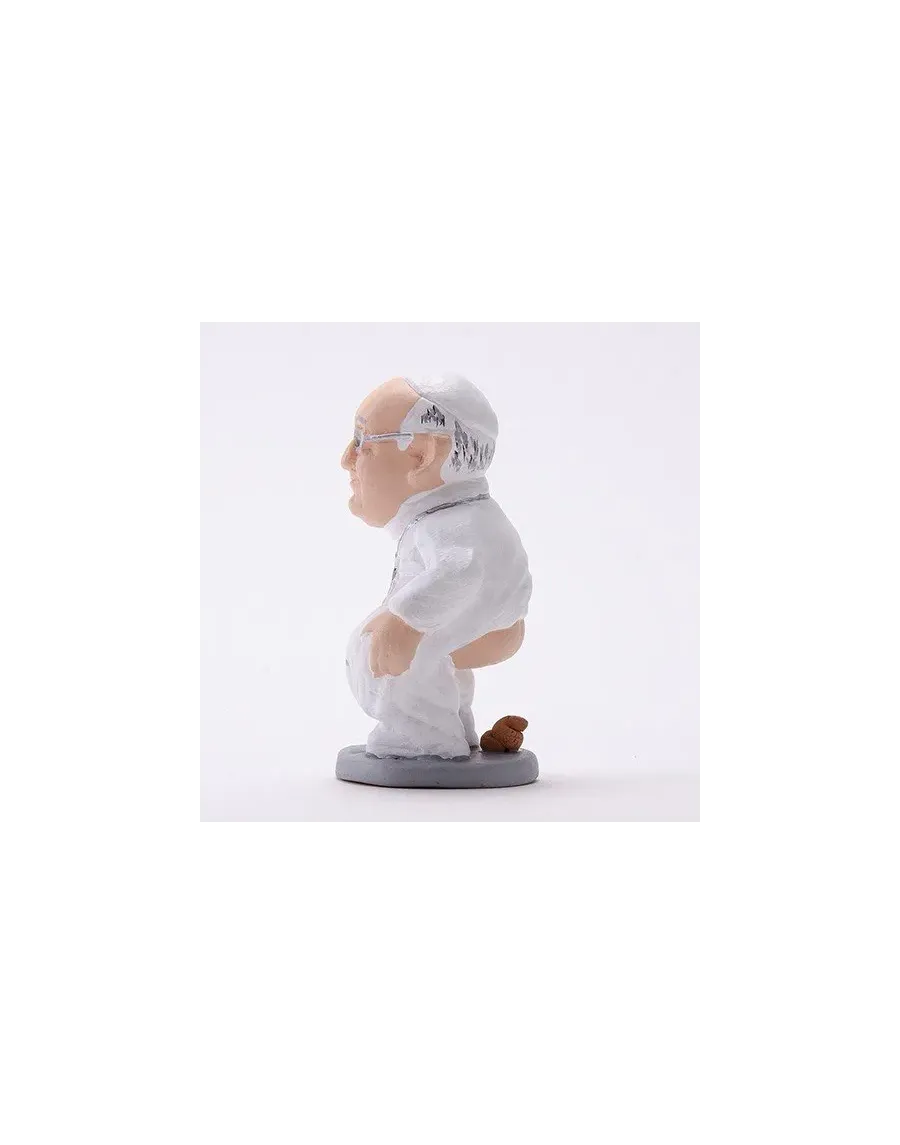 High-Quality Papa Francisco Caganer Figure - Buy Now