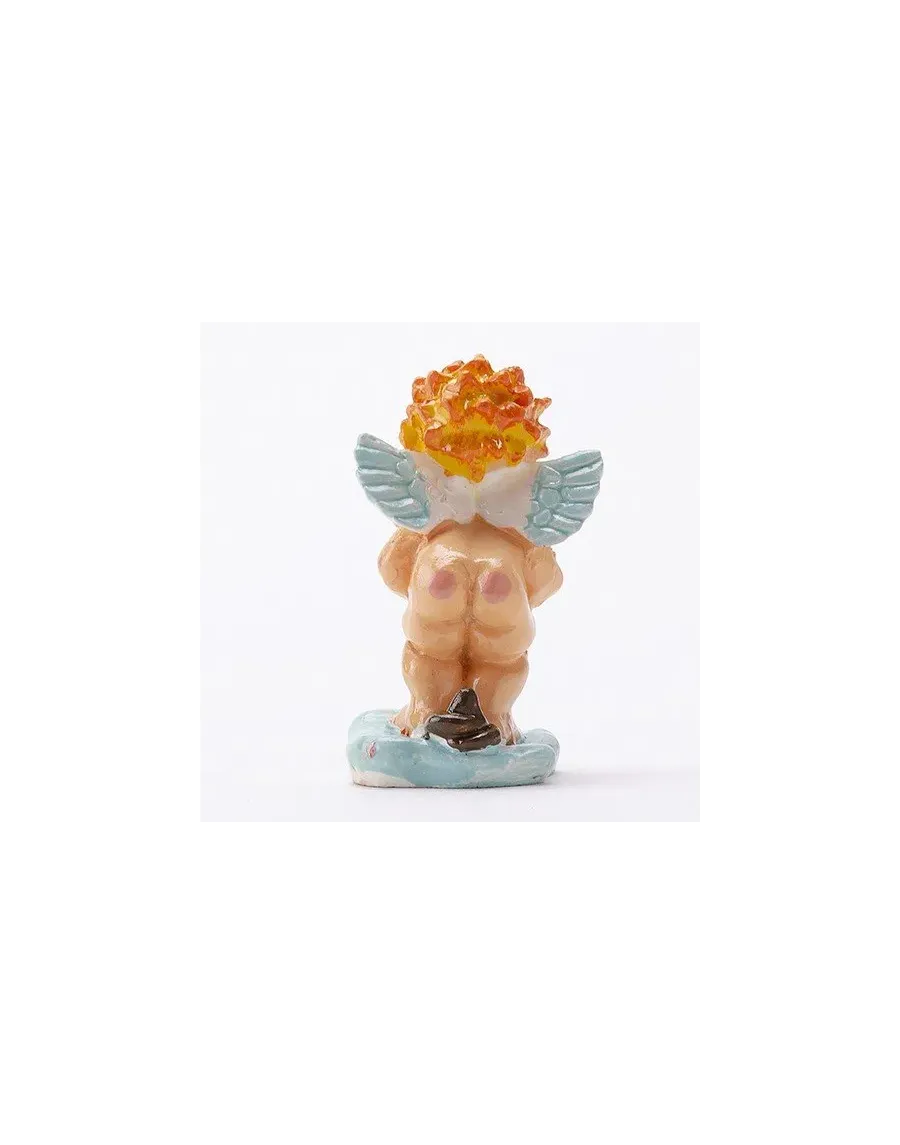 High-Quality Angel Resin Caganer Figure - Buy Now