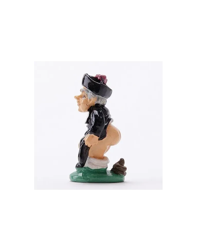 High-Quality Resin Caganer Chaplain Figure - Buy Now