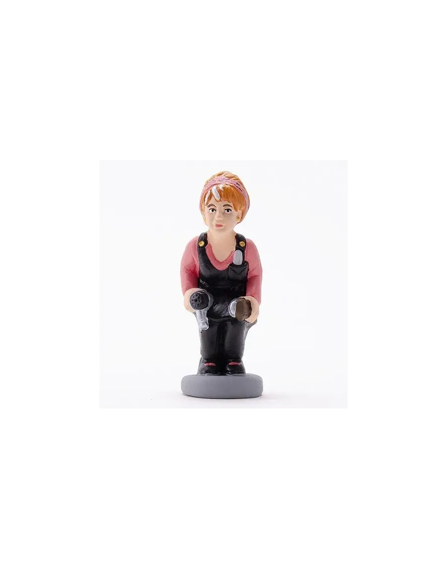 Figurine de Caganer Coiffeuse de Haute Qualité - Achetez Maintenant