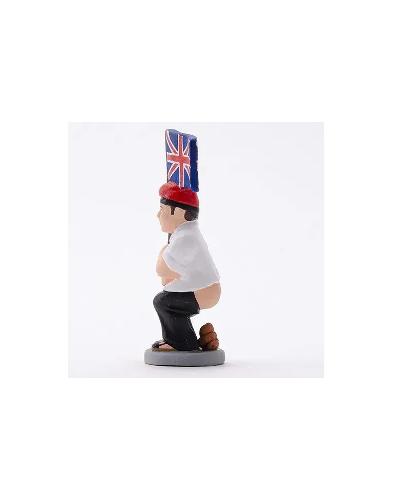 Figura de Caganer Bandera Inglesa de Alta Calidad - Compra Ahora