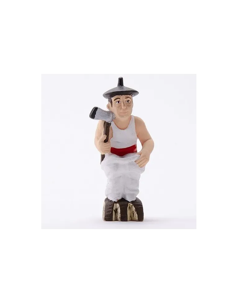 Figura de Caganer Talador de Troncos Vasco de Alta Calidad - Compra Ahora