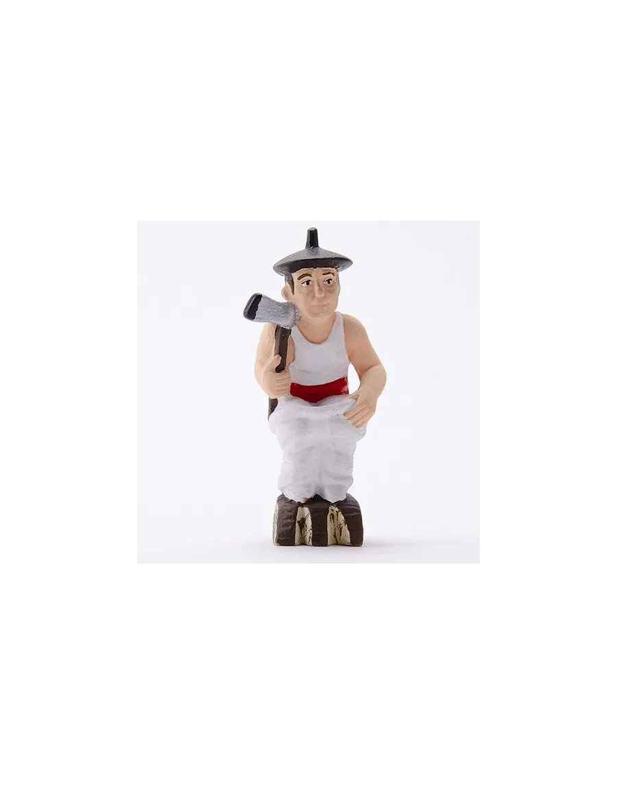 Figura de Caganer Talador de Troncos Vasco de Alta Calidad - Compra Ahora