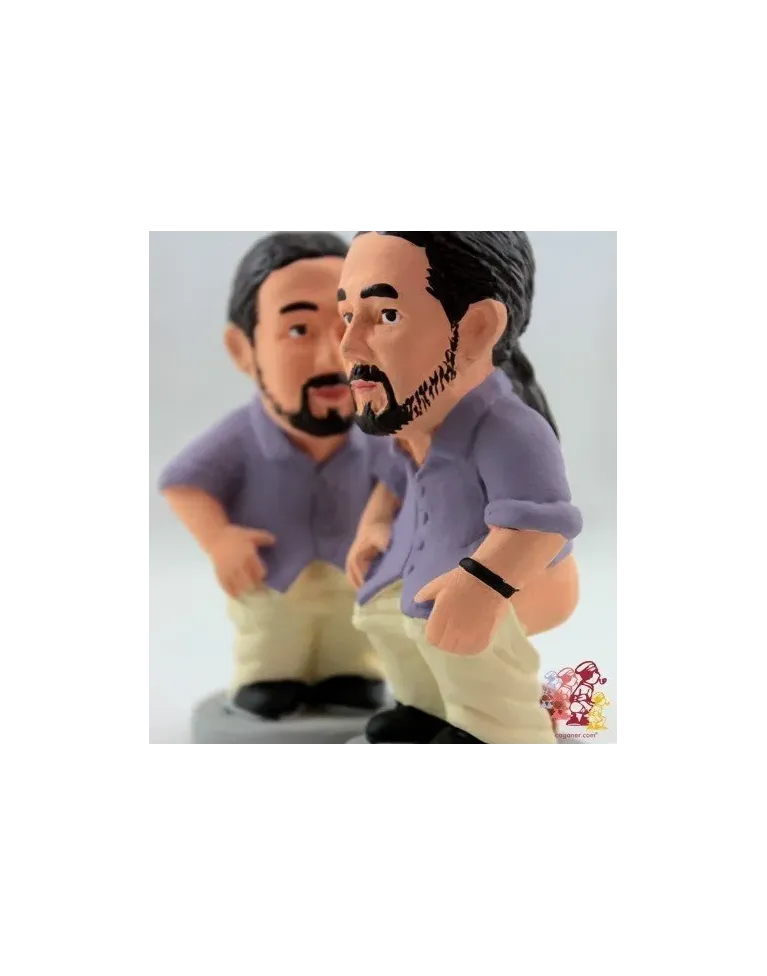 Figura de Caganer Pablo Iglesias - Alta Qualitat - Compra Ara