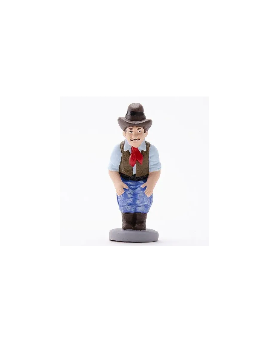 Hochwertige Caganer-Figur eines Country-Jungen - Jetzt kaufen