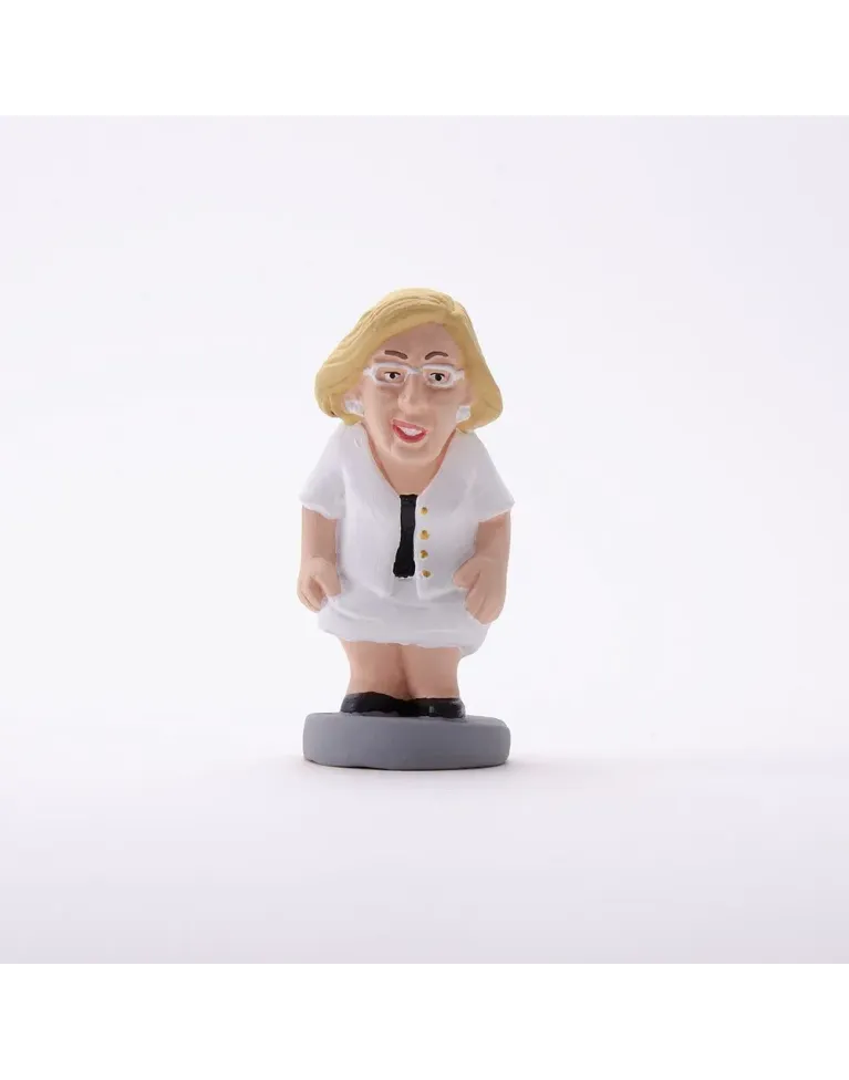 Figurine de Caganer Manuela Carmena de Haute Qualité - Achetez Maintenant