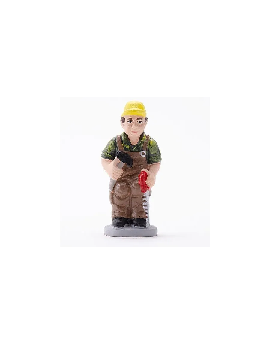 High-Quality Caganer Carpenter Figure - Buy Now