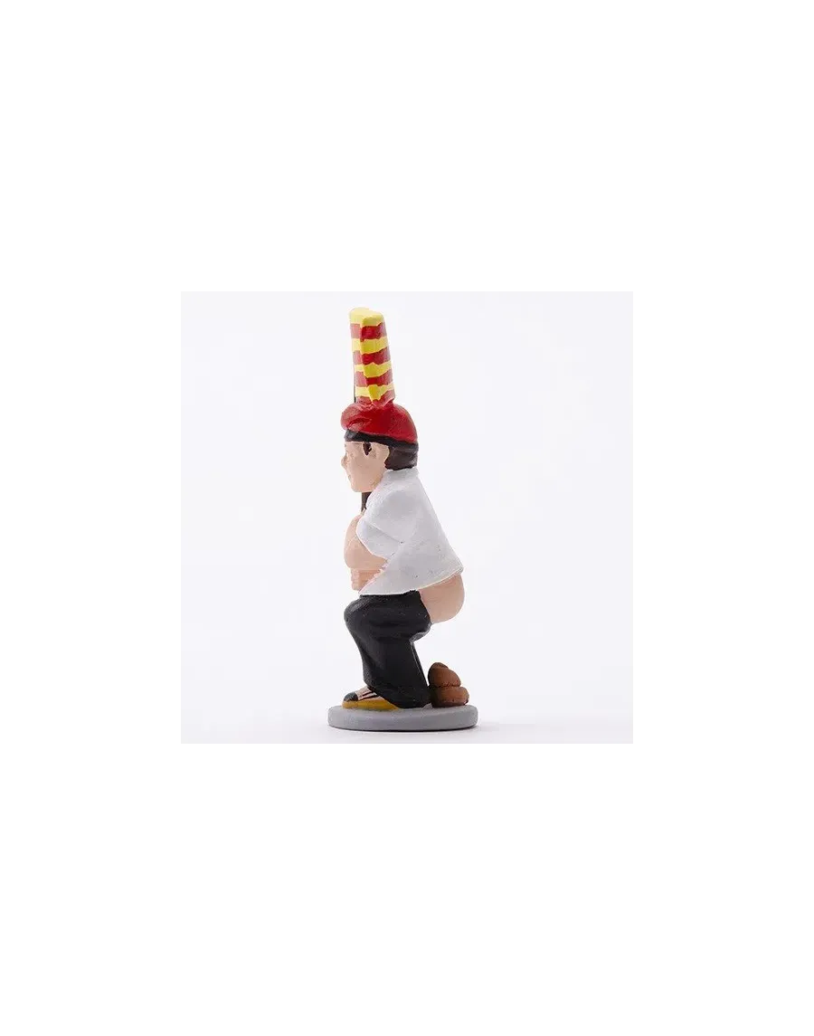 High-Quality Caganer Figure with Senyera - Buy Now