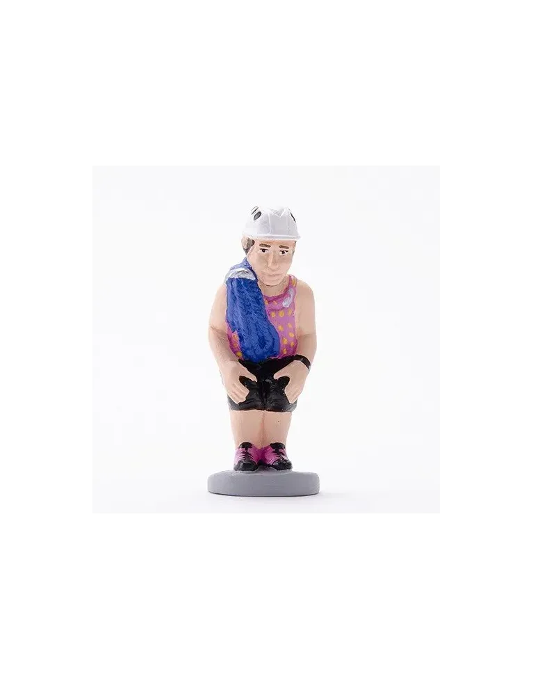 High-Quality Female Climber Caganer Figure - Buy Now