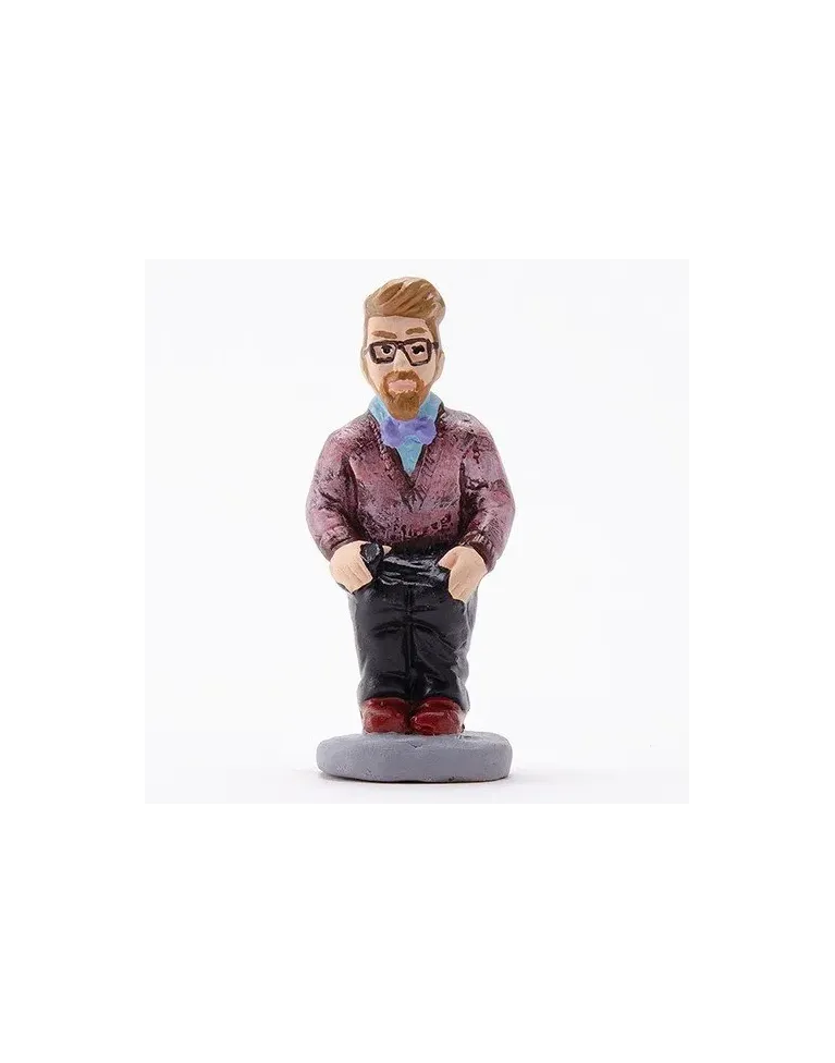 Figurine de Caganer Hipster de Haute Qualité - Achetez Maintenant