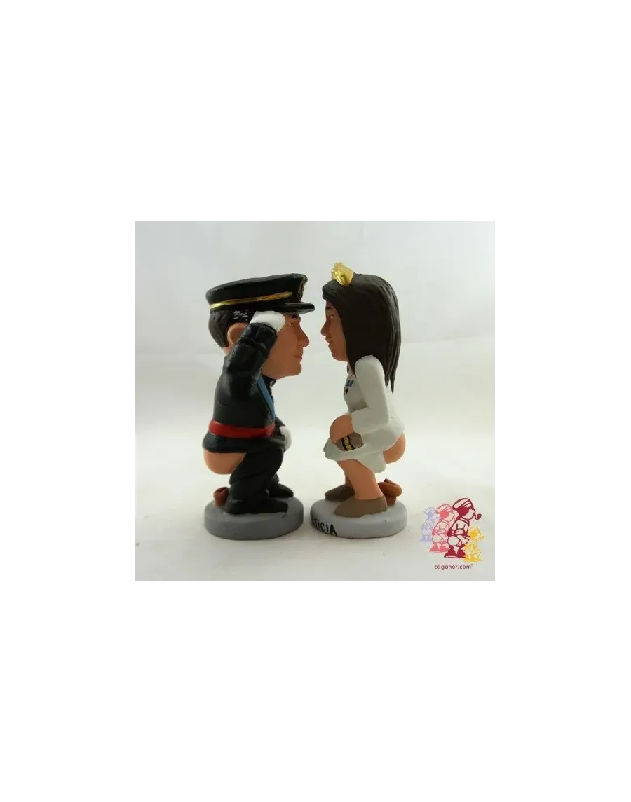 High-Quality King Felipe and Queen Letizia Caganer Figurine - Buy Now