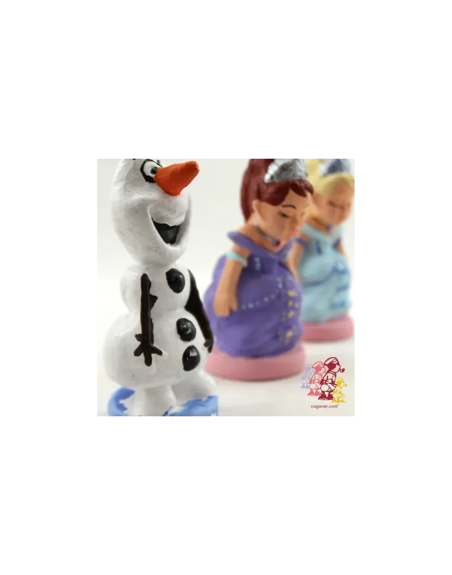 Caganers Bonhomme de neige et princesses