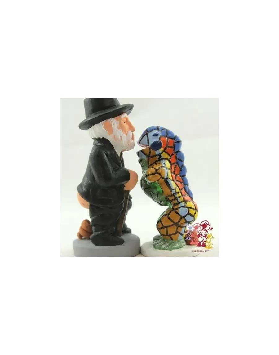 Gaudí Drachen Caganer Figur - Kaufen Sie Modernistische Kunst Jetzt