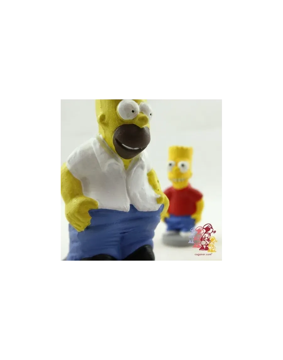 Figura de Caganer Homer y Bart Simpson - Compra la Tuya Hoy