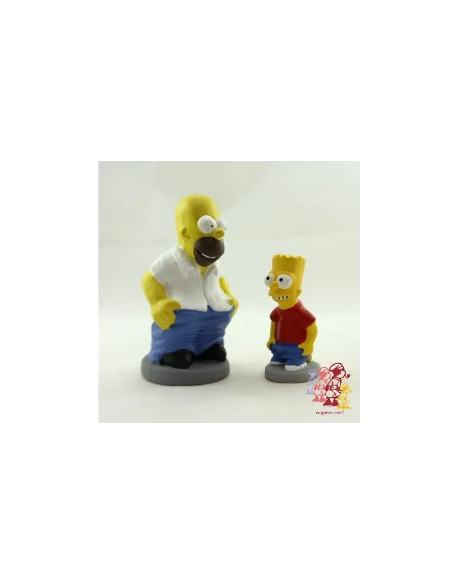 Figura de Caganer Homer y Bart Simpson - Compra la Tuya Hoy