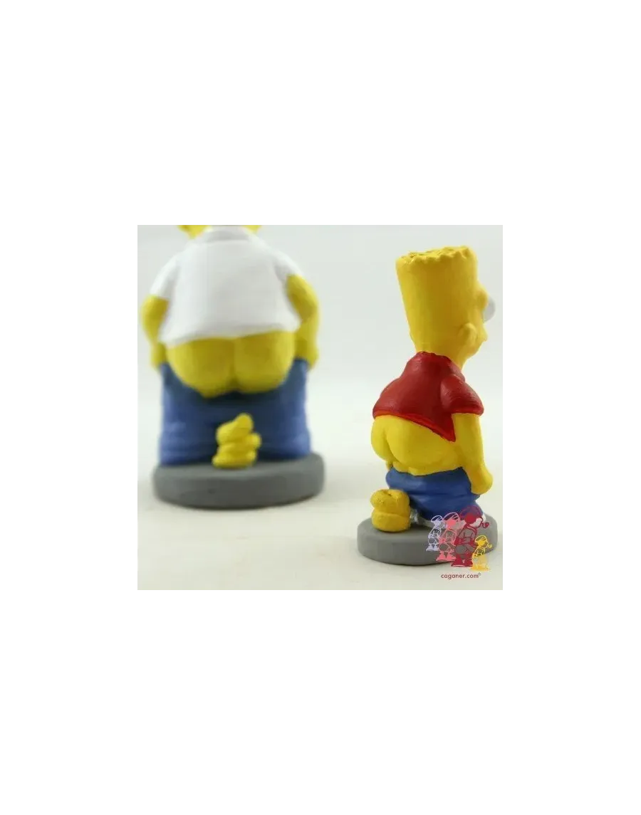 Figura de Caganer Homer y Bart Simpson - Compra la Tuya Hoy