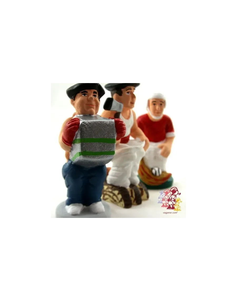 Figurine de Caganer Athlètes Basques de Haute Qualité - Achetez Maintenant