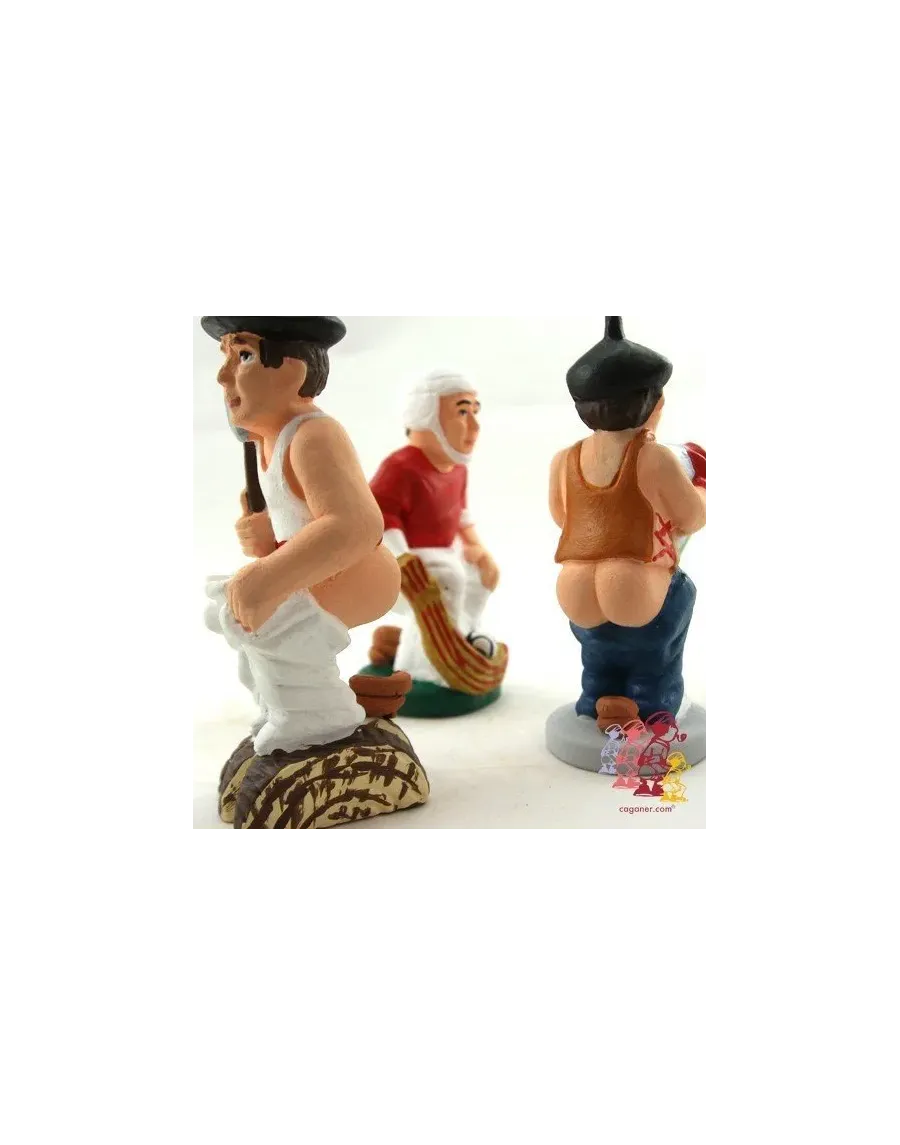 High-Quality Basque Athletes Caganer Figure - Buy Now