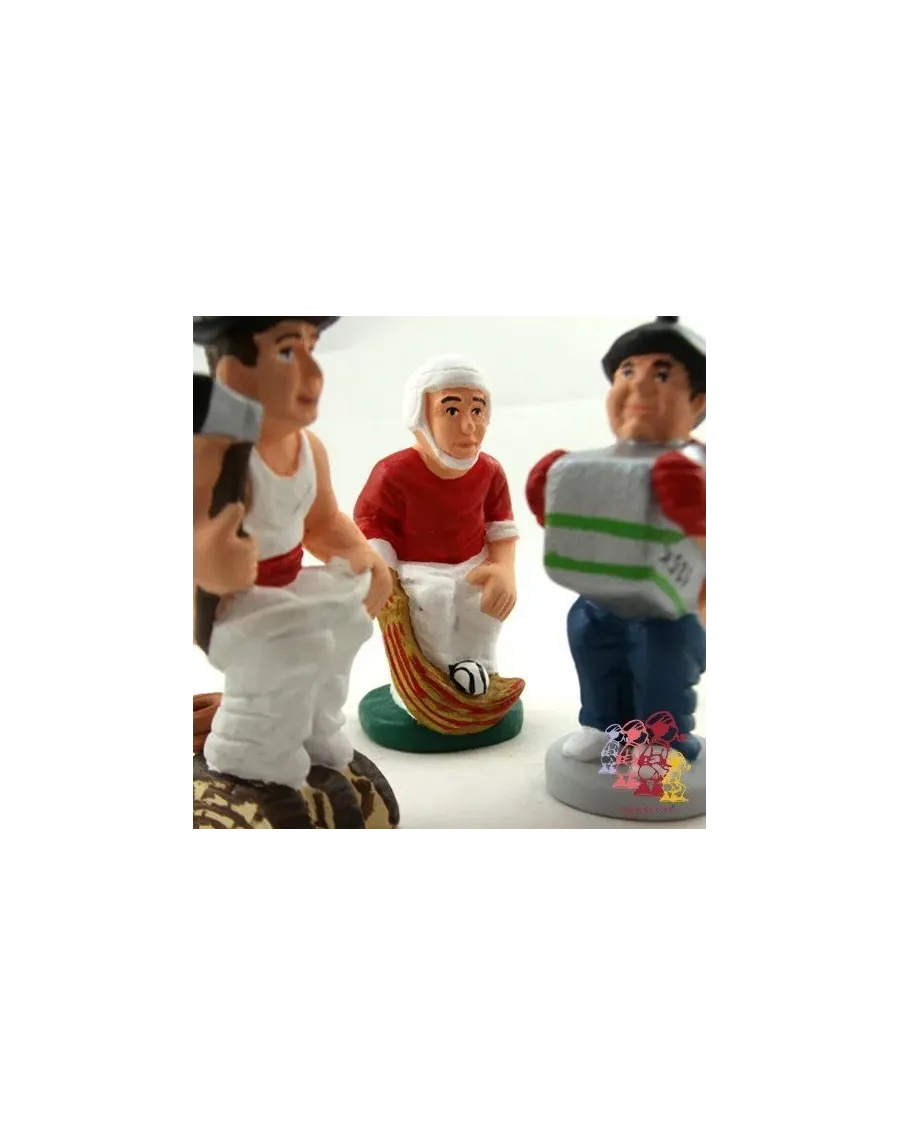 High-Quality Basque Athletes Caganer Figure - Buy Now