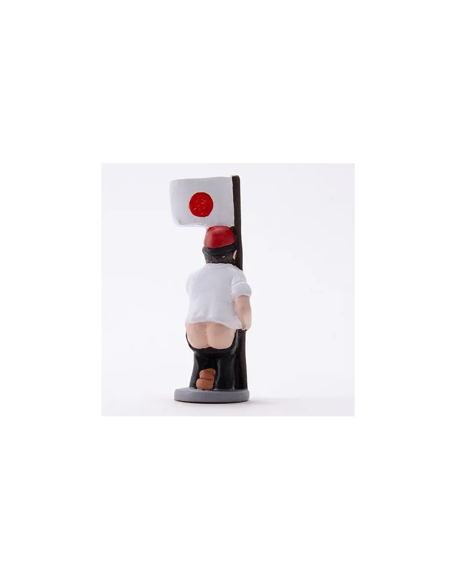 Figura de Caganer Bandera Japón - Alta Calidad