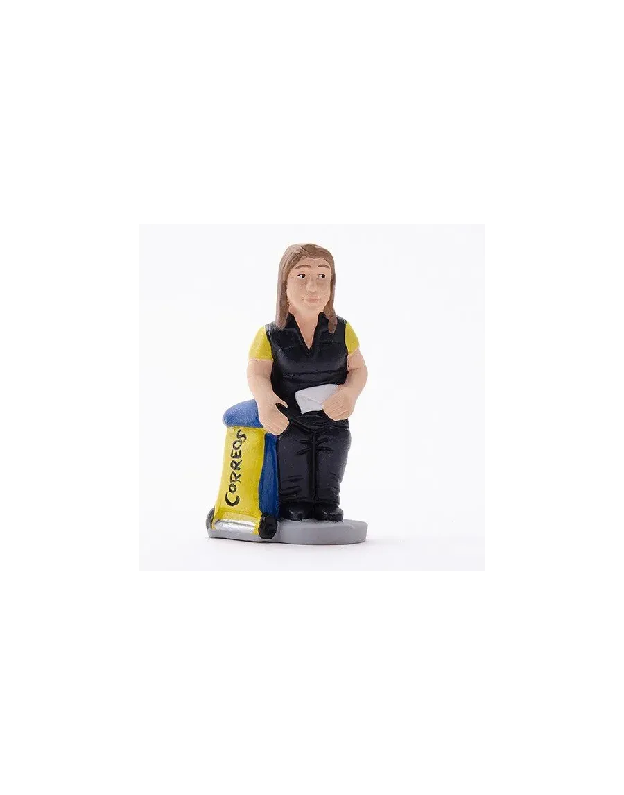 High-Quality Caganer Mailwoman Figure - Buy Now