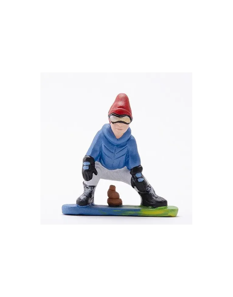 Figura de Caganer Snowboard de Alta Calidad - Compra Ahora