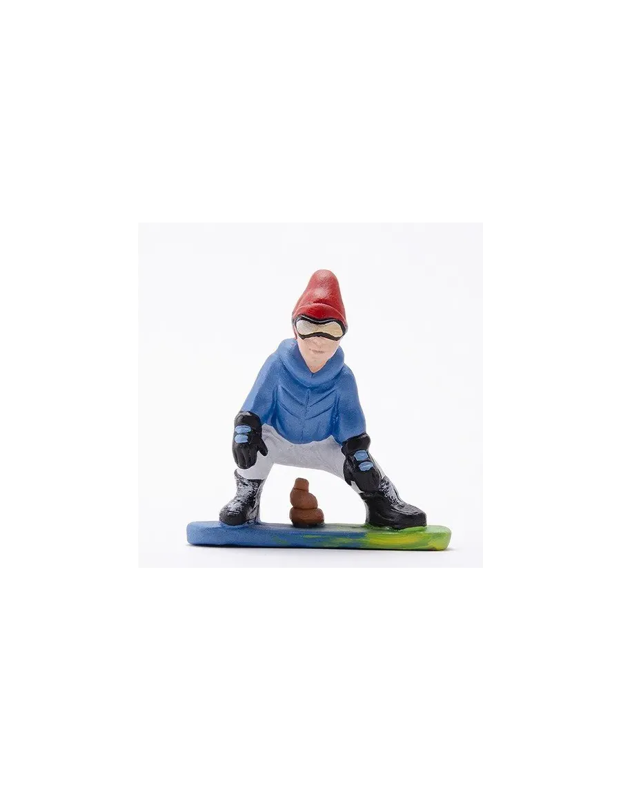 Figura de Caganer Snowboard de Alta Calidad - Compra Ahora