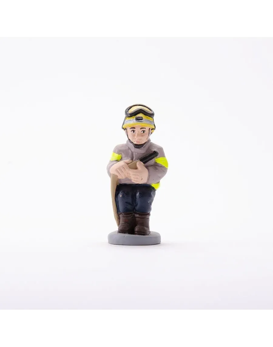 High-Quality Firefighter Caganer Figure - Buy Now