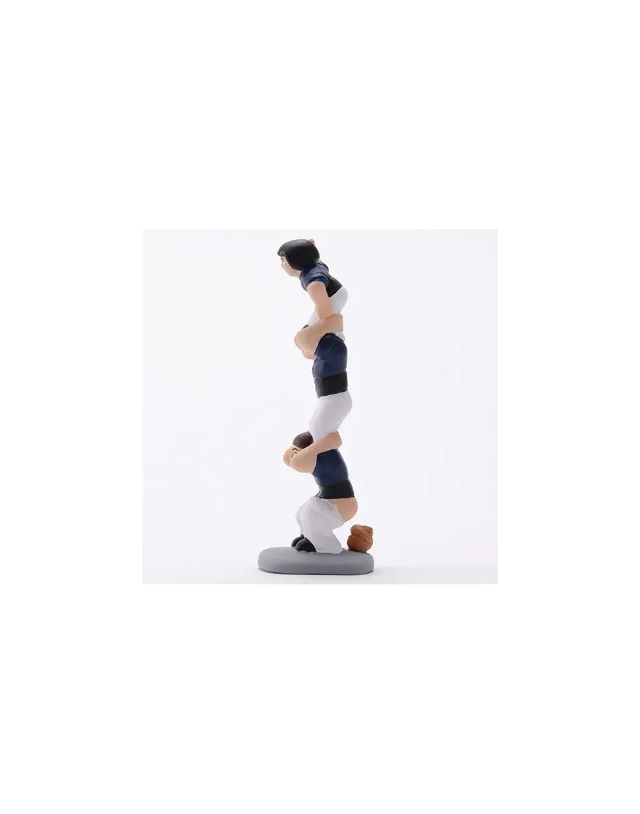 Figura de Caganer Casteller Blau Marí d'Alta Qualitat - Compra Ara