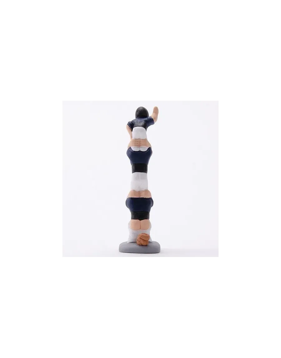 Figura de Caganer Casteller Blau Marí d'Alta Qualitat - Compra Ara