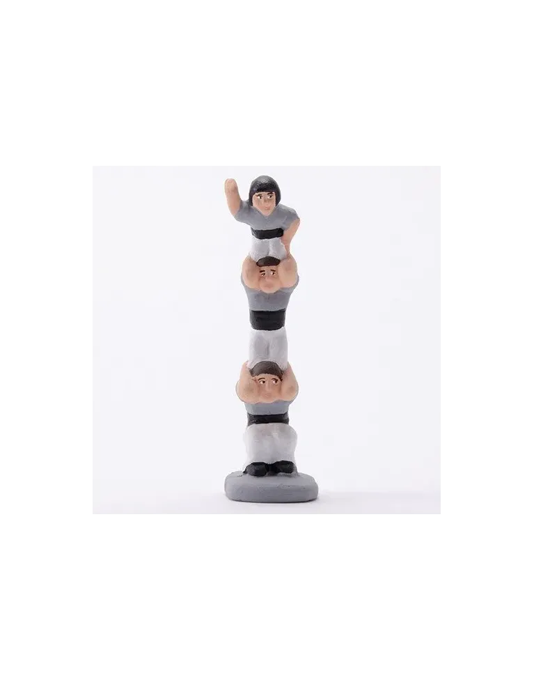 Figura de Caganer Casteller Gris de Alta Calidad - Compra Ahora