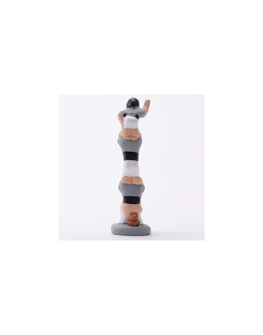 Figura de Caganer Casteller Gris de Alta Calidad - Compra Ahora