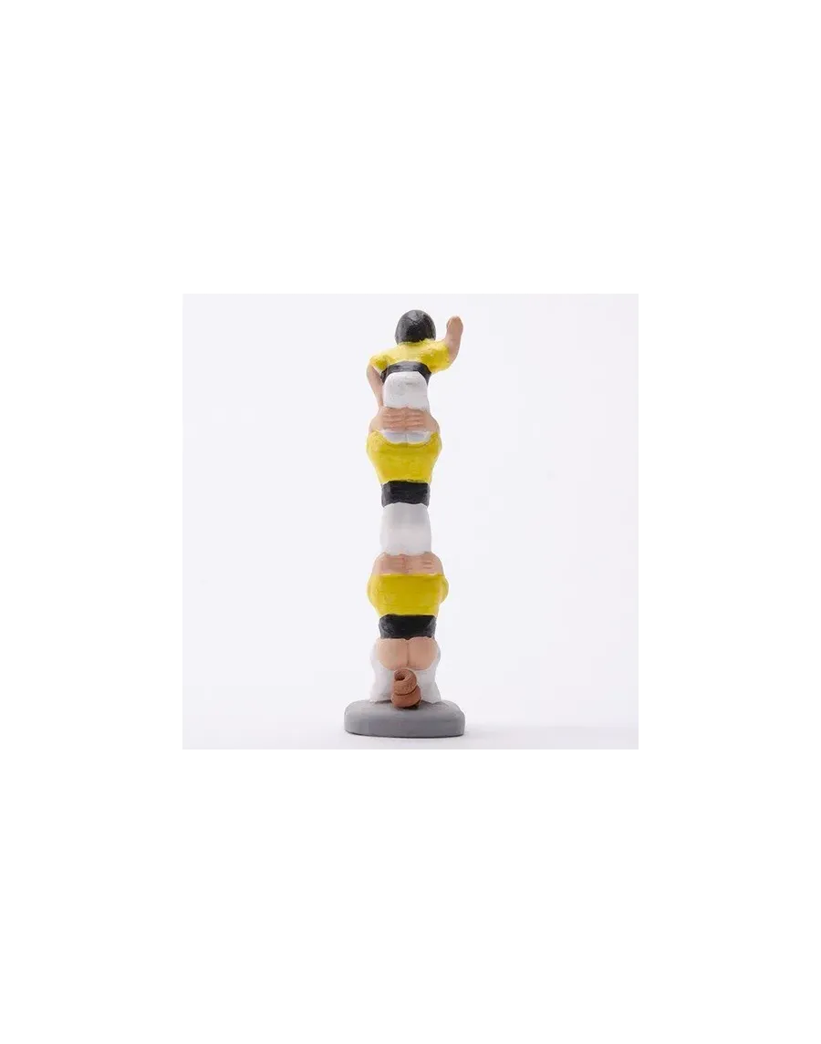 Figura de Caganer Casteller Amarillo de Alta Calidad - Compra Ahora